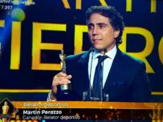 Martín Perazzo gana el Martín Fierro al Relator Deportivo