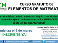 Curso gratuito de Matemática en el Instituto del Profesorado