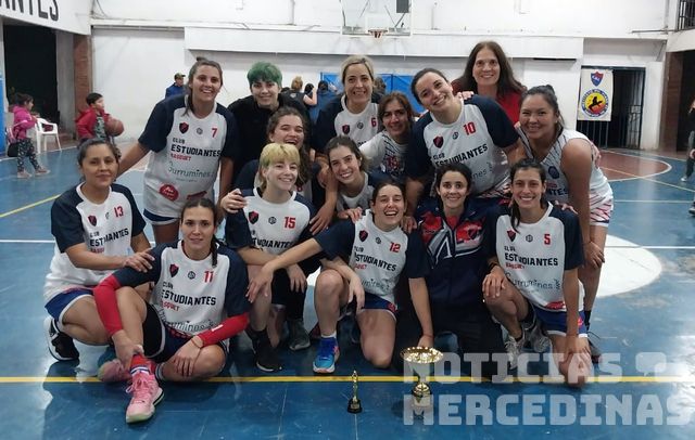 Estudiantes Femenino, ganador de la Copa Ciudad de Mercedes.