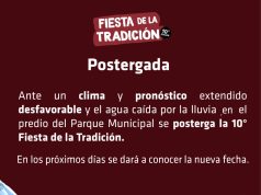 Postergan la 10a Fiesta de la Tradición por lluvias e inundación del predio