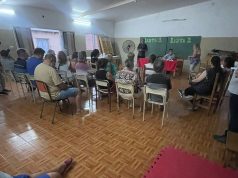 Hubo un importante encuentro de trabajo en el barrio Trocha