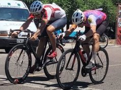 Pablo Gallardi disputa el sprint