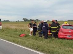 Choque frontal y lateral en Ruta 5 a la altura de Suipacha: seis personas involucradas