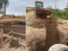 Obras y Servicios Públicos reporta avances en la Planta Depuradora de líquidos cloacales