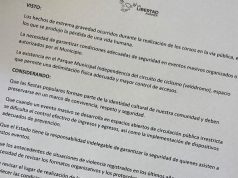 LLA solicita formalmente el traslado de los corsos mercedinos tras los hechos de violencia