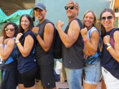 Marea Natación en la laguna de San Miguel del Monte