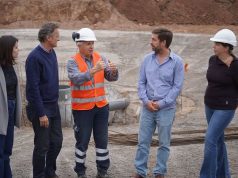 Ustarroz y Katopodis supervisan la histórica ampliación de la Planta Depuradora