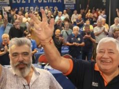 Fuerte respaldo a la unidad sindical en la Asamblea de Jubilados de Luz y Fuerza