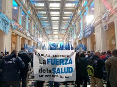 Trabajadores del Hospital Dubarry participaron en La Plata del lanzamiento de «MDF Salud»