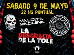 Rock independiente: Maldita Máquina, La Desgracia de la Tole y Las Pistolas de Warhol en una noche histórica