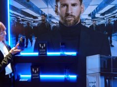 Distribuidora Génesis presenta alianza de Arbell y perfume de Lionel Messi