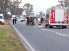 Tragedia en la Ruta Nacional 5: un hombre y una mujer murieron tras vuelco de su camioneta