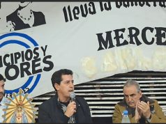 Guillermo Moreno encabezó un plenario peronista en Mercedes junto a «Wado» de Pedro