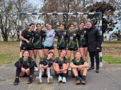 Riestra dominó de local ante la Escuela Municipal de Handball de Mercedes