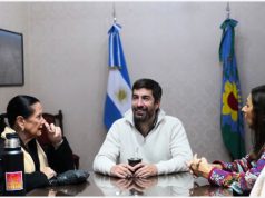 Ustarroz recibió a LALCEC Mercedes de cara a una jornada solidaria en Plaza San Martín