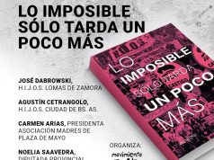 Presentarán libro «Lo imposible sólo tarda un poco más», con destacados referentes de Derechos Humanos