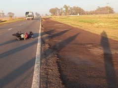 Identifican a motociclista accidentado en Ruta 5: es un futbolista bragadense y está en terapia intensiva
