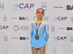 Lola Montenegro se coronó tricampeona panamericana de patinaje artístico