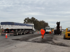 Trabajos de reparación sobre la Ruta 5 tras el inicio de la nueva concesión