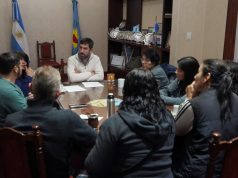 Ustarroz recibió a las nuevas autoridades de la Sociedad de Fomento del barrio Facundo Quiroga