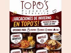 Topo’s tiene menús especiales para disfrutar y ahorrar durante las vacaciones de invierno