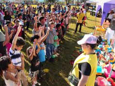 All Boys Solidario festejó el Día del Niño en Misiones y Entre Ríos con la entrega de más de 2.300 juguetes