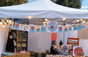 Propuesta gastronómica inclusiva: «La chica de los frutos» pasó por la Fiesta Nacional del Salame Quintero