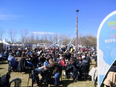 El Parque Municipal desborda de visitantes en el cierre de una Fiesta Nacional del Salame Quintero histórica