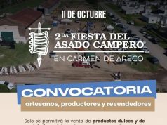 Carmen de Areco convoca a artesanos y emprendedores para la 2ª Fiesta del Asado Campero