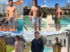 Curioso desafío: se retó a tirarse cada día a una pileta distinta durante un año y le falta poco
