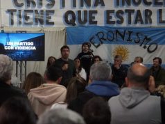 El PJ mercedino conmemoró el 17 de Octubre con un acto de unidad en el club Racing