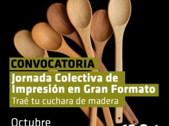 Convocan a una jornada comunitaria de impresión con cucharas de madera para crear un gran mural colectivo