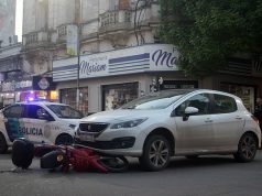 El choque nuestro de cada día esta vez se dio en pleno centro