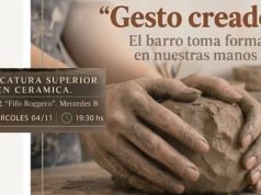 Se presenta «Gesto creador», la Muestra Anual de Cerámica I en la EAM N° 2 «Fifo Roggero»