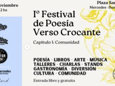 La Plaza San Martín será sede del 1º Festival de Poesía «Verso Crocante»